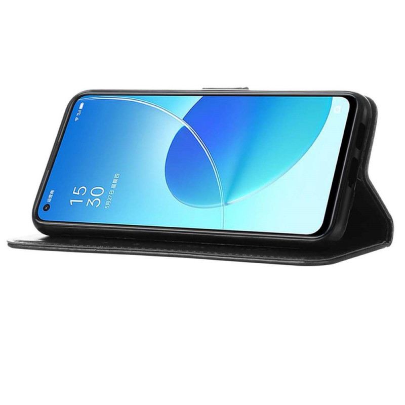 Fliptok / Bőrtok Oppo Reno 6 5G Pillangó Design