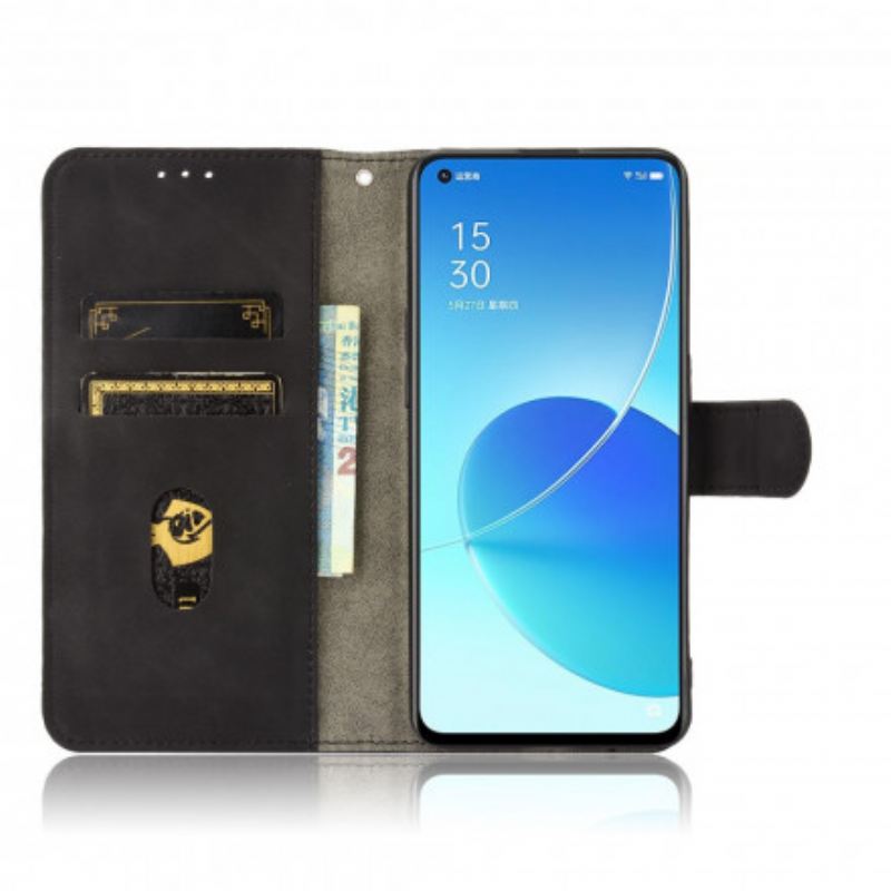 Fliptok / Bőrtok Oppo Reno 6 5G Skin Touch