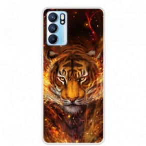 Telefontok Oppo Reno 6 5G Rugalmas Tigris