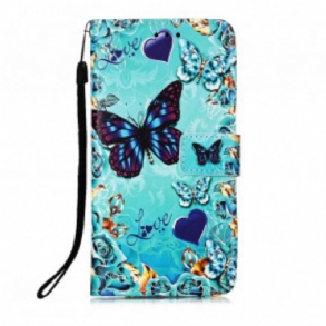 Fliptok Poco M3 szíjjal Love Butterflies Strappy