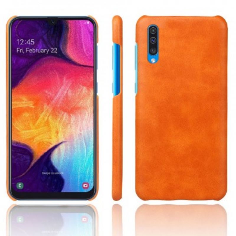 Tok Samsung Galaxy A50 Litchi Performance Leather Effect