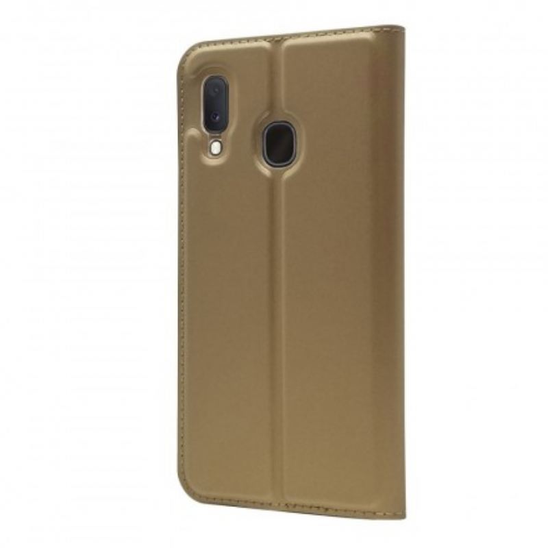 Fliptok Samsung Galaxy A20e Bőrtok Skin Pro Dux Ducis