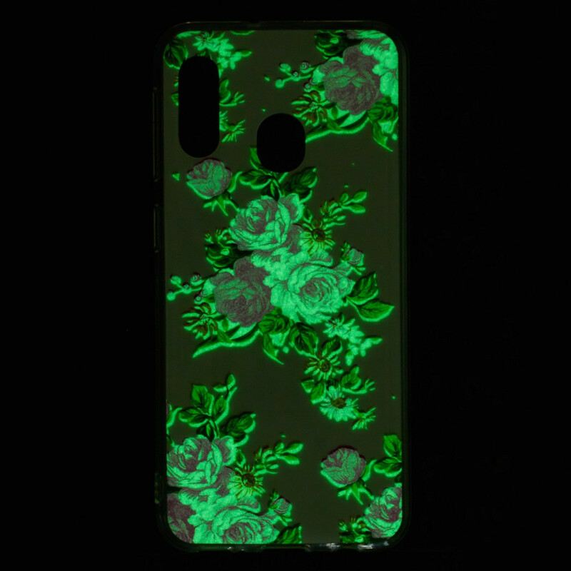 Tok Samsung Galaxy A20e Fluoreszkáló Liberty Flowers