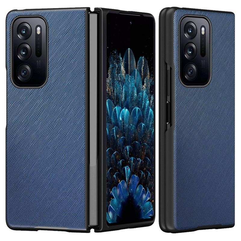 Telefontok Oppo Find N Texturált Bőr Design