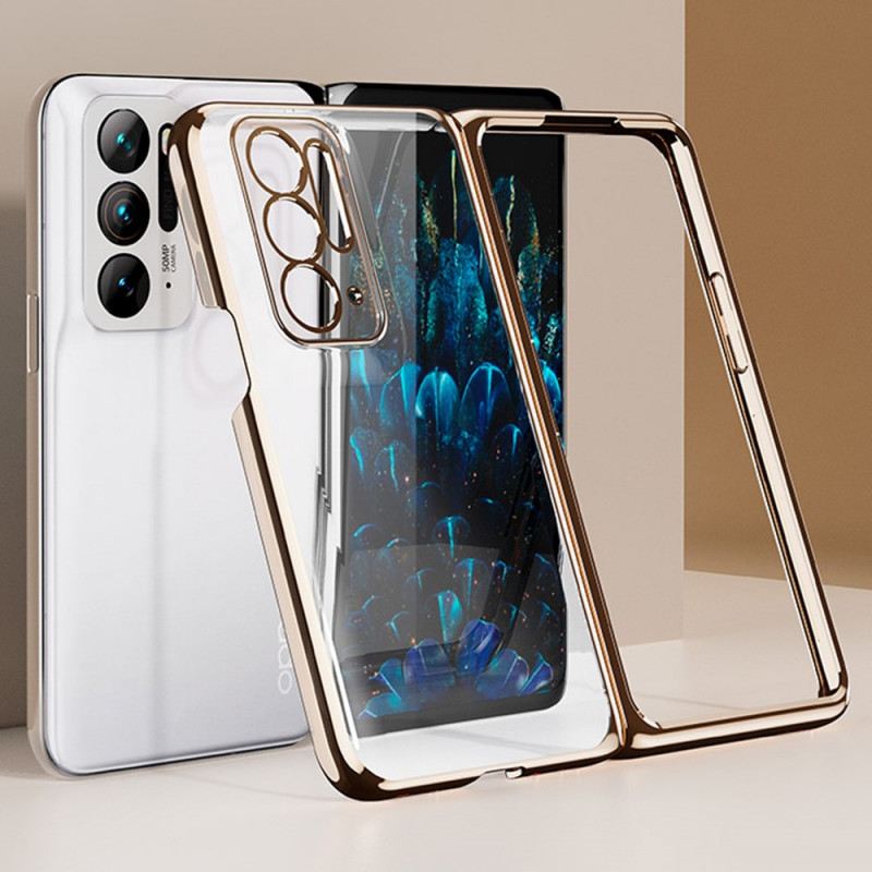 Tok Oppo Find N Átlátszó Fém Elülső Kerettel