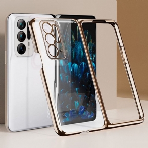 Tok Oppo Find N Átlátszó Fém Elülső Kerettel