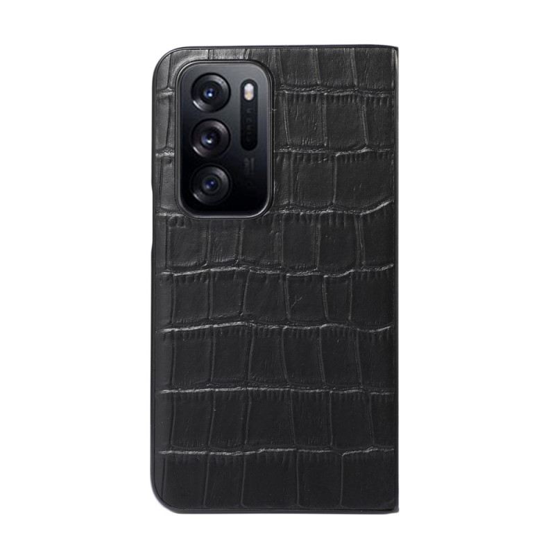 Tok Oppo Find N Valódi Bőr Krokodil Design Bőr