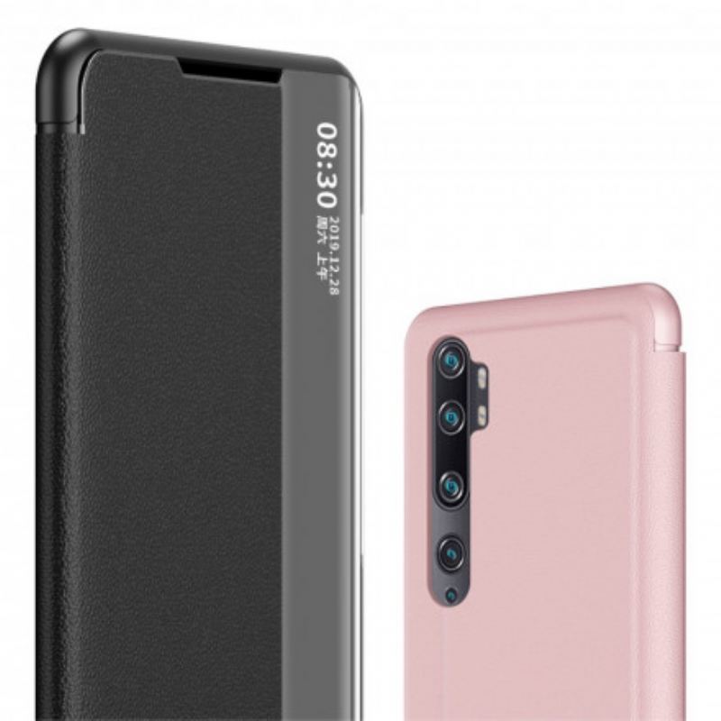 Tok Xiaomi Mi Note 10 Lite Texturált Műbőr