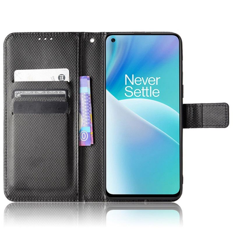 Fliptok / Bőrtok OnePlus Nord 2T 5G szíjjal Műbőr Szíj