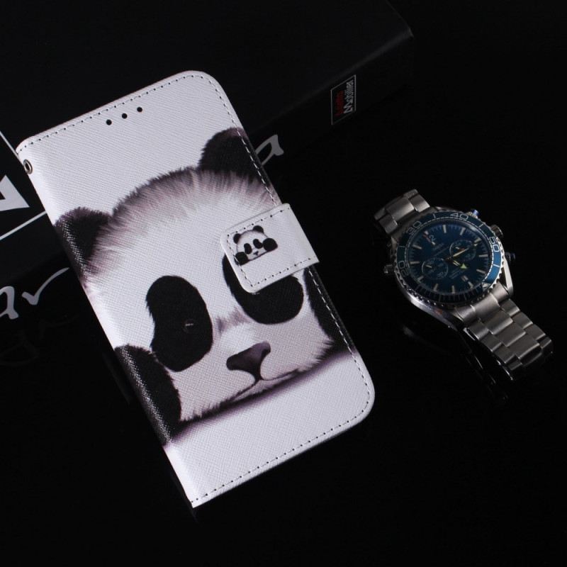 Fliptok / Bőrtok OnePlus Nord 2T 5G szíjjal Pántos Panda