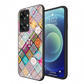 Tok OnePlus Nord 2T 5G Patchwork Mágneses Tartó