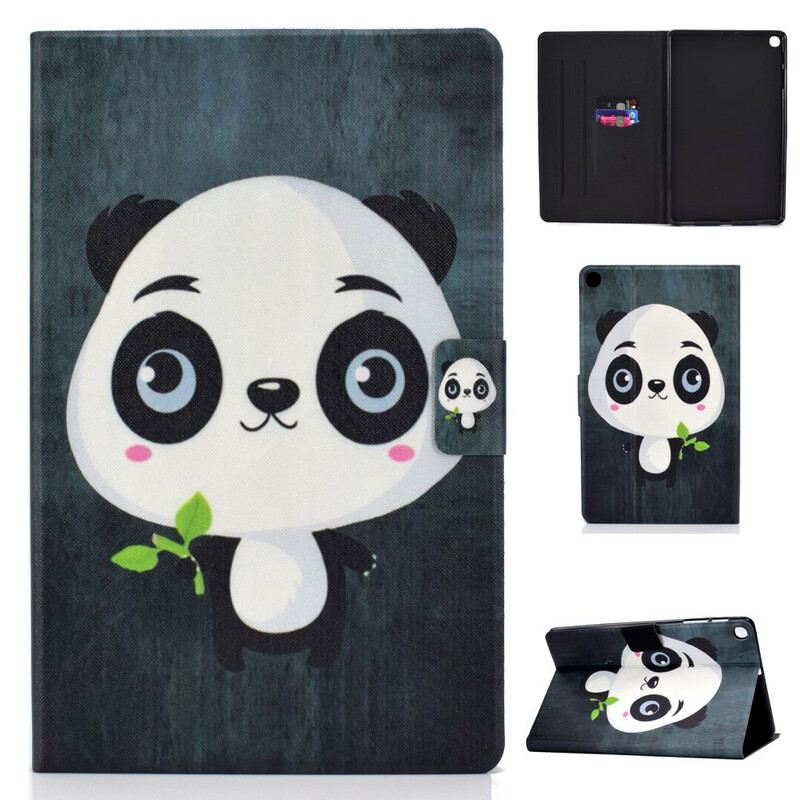 Fliptok / Bőrtok Samsung Galaxy Tab S6 Lite Kis Panda