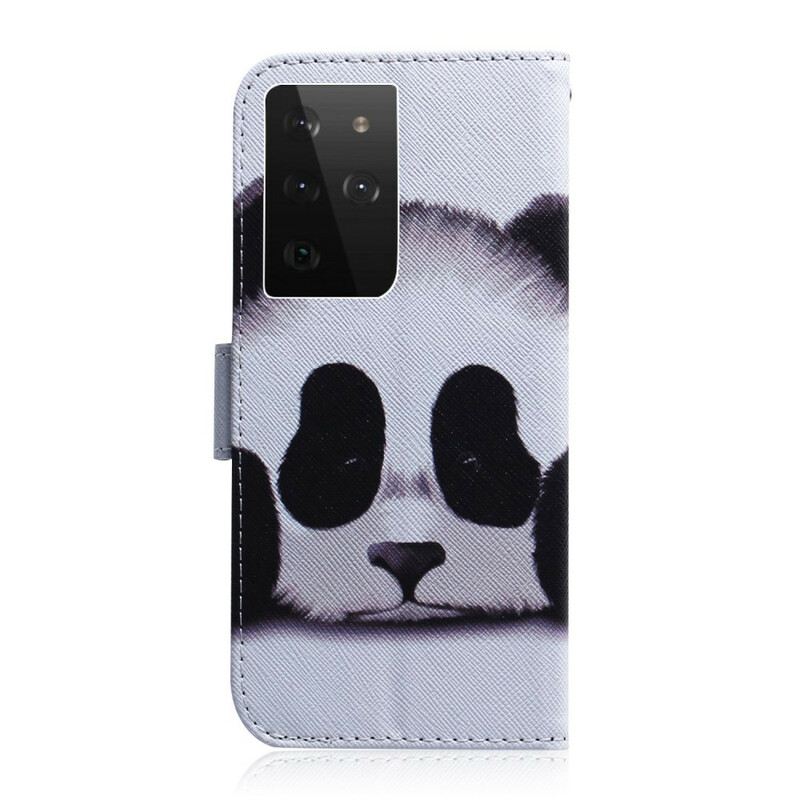 Fliptok / Bőrtok Samsung Galaxy S21 Ultra 5G Panda Arc