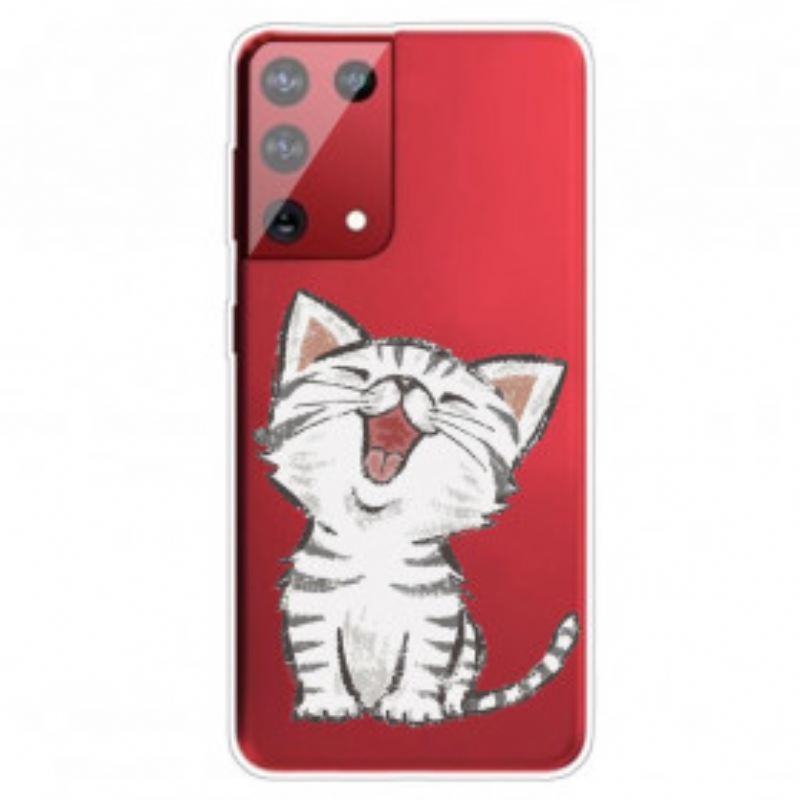 Tok Samsung Galaxy S21 Ultra 5G Kedves Cat