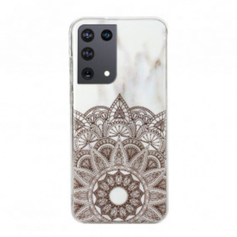 Tok Samsung Galaxy S21 Ultra 5G Márvány Mandala