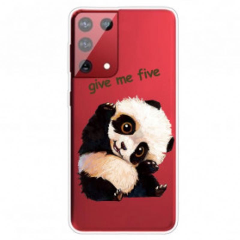 Tok Samsung Galaxy S21 Ultra 5G Panda Give Me Five