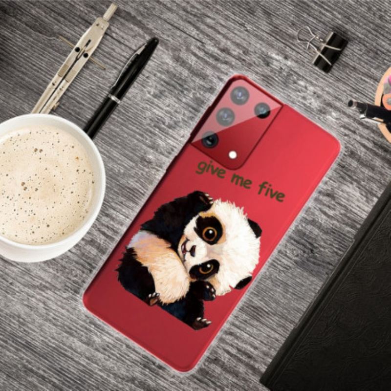 Tok Samsung Galaxy S21 Ultra 5G Panda Give Me Five