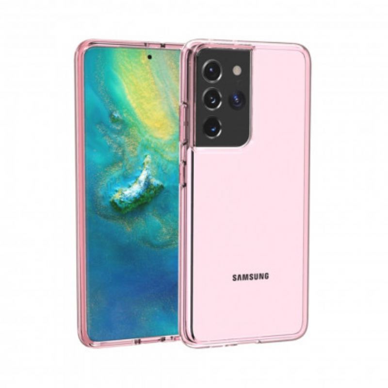 Tok Samsung Galaxy S21 Ultra 5G Színes Átlátszó