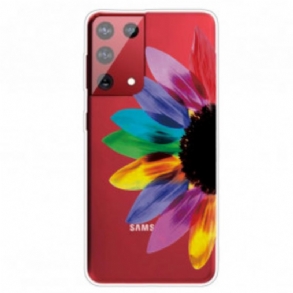 Tok Samsung Galaxy S21 Ultra 5G Színes Virág