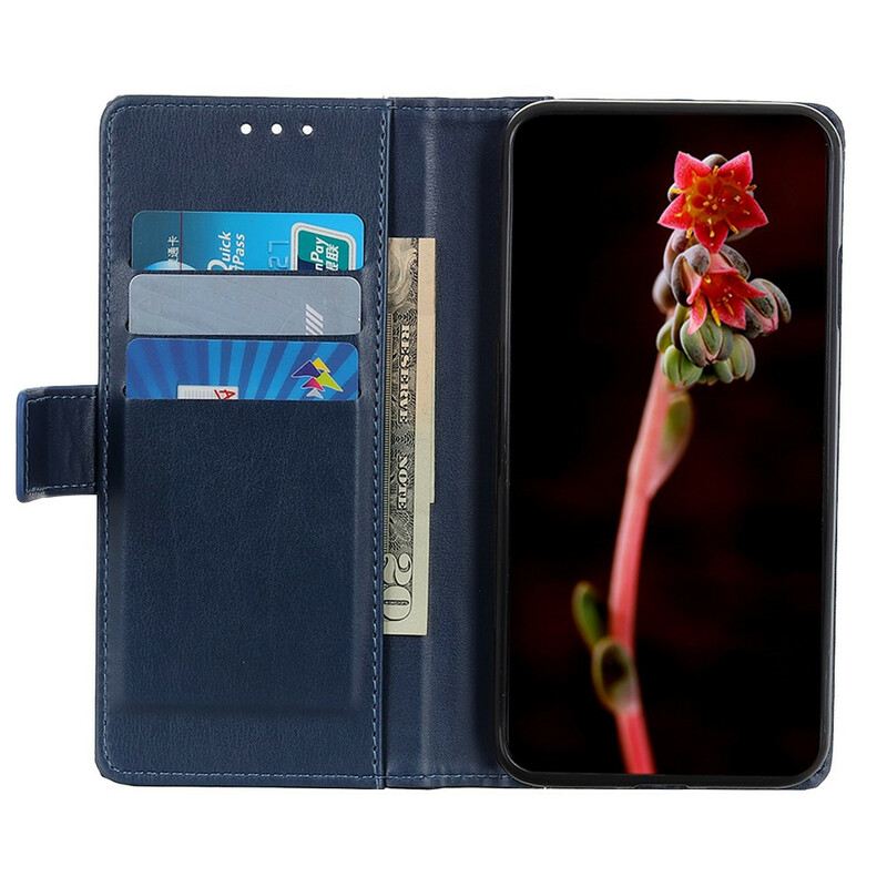 Fliptok / Bőrtok Xiaomi Redmi Note 9S / 9 Pro Hasított Bőr Stílus