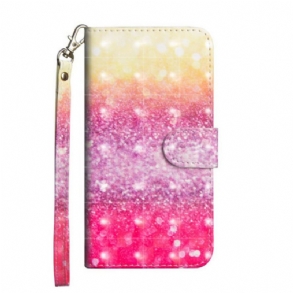 Fliptok Xiaomi Redmi Note 9S / 9 Pro Glitter Gradiens