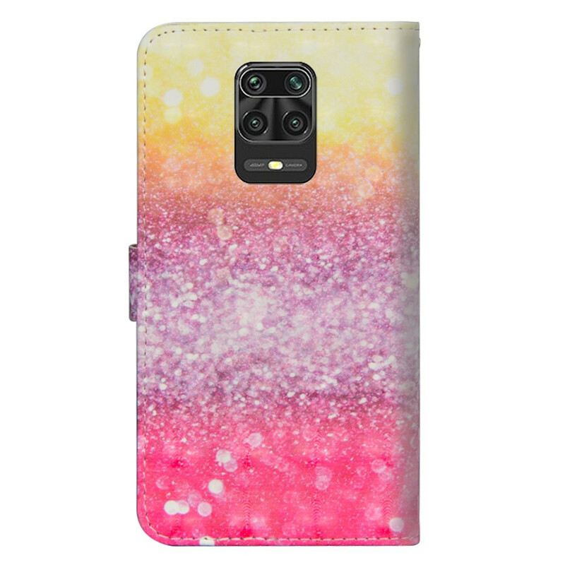 Fliptok Xiaomi Redmi Note 9S / 9 Pro Glitter Gradiens