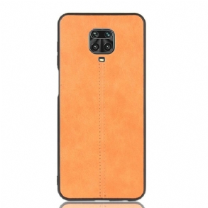 Tok Xiaomi Redmi Note 9S / 9 Pro Couture Bőr Hatás