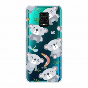 Tok Xiaomi Redmi Note 9S / 9 Pro Kis Szürke Pandák