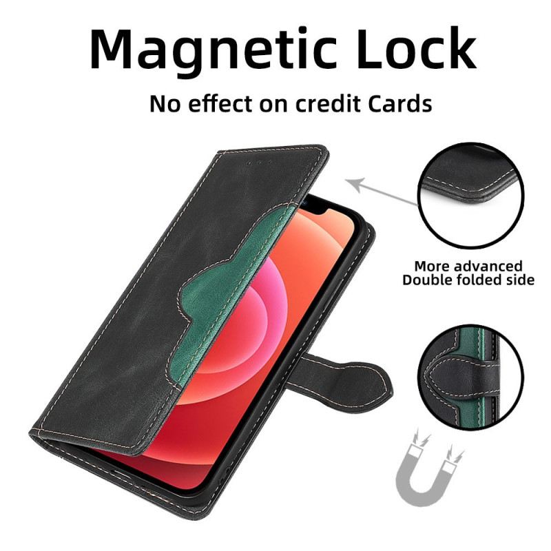 Fliptok Honor Magic 5 Lite Kétszínű Virágos