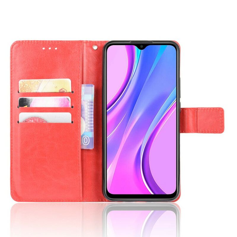 Fliptok / Bőrtok Xiaomi Redmi 9 Ragyogó Műbőr