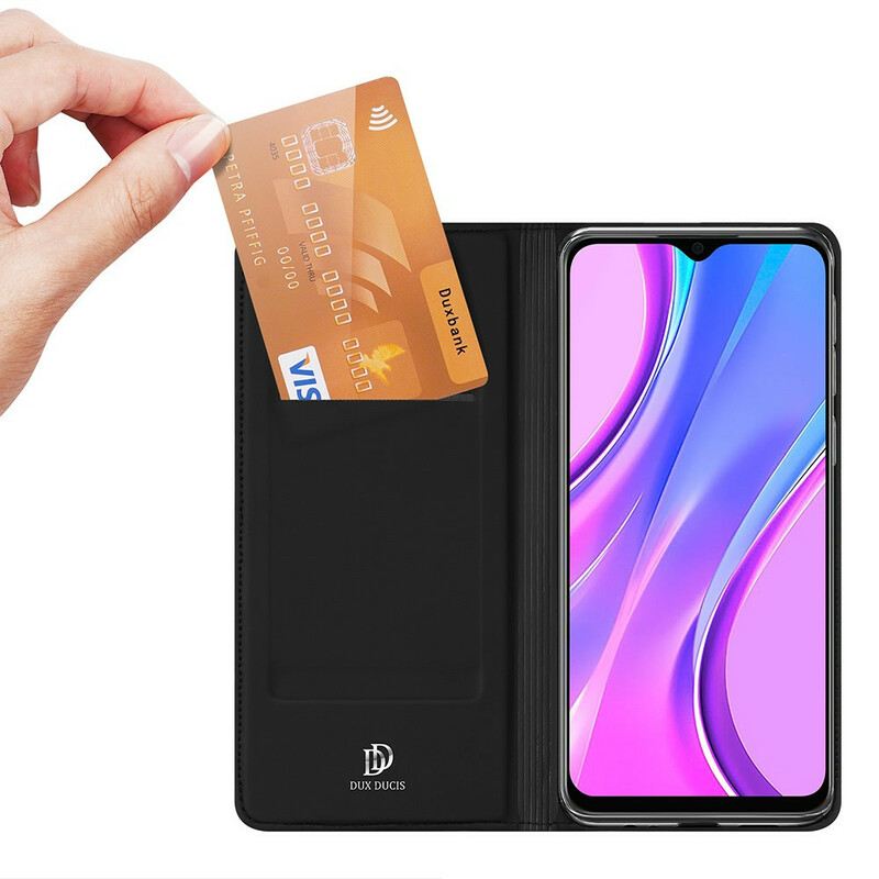 Fliptok Xiaomi Redmi 9 Bőrtok Skin Pro Dux Ducis