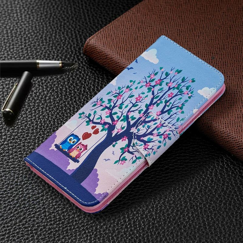 Kinyitható Tokok Xiaomi Redmi 9 Baglyok A Swing