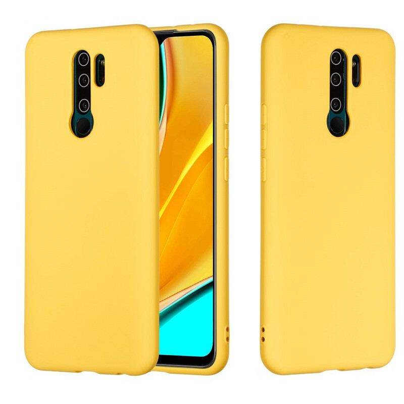 Telefontok Xiaomi Redmi 9 Folyékony Szilikon Nyakpánttal