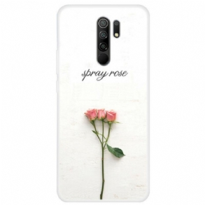 Tok Xiaomi Redmi 9 Spray Roses