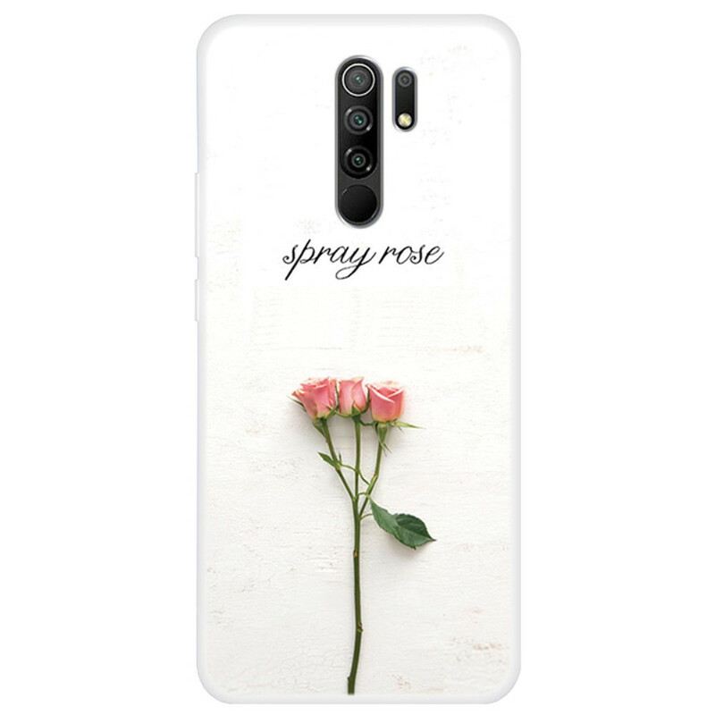 Tok Xiaomi Redmi 9 Spray Roses