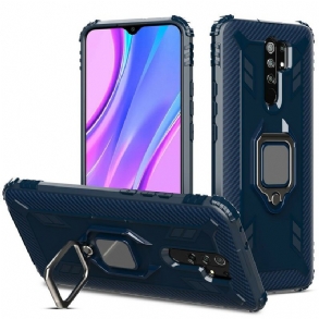 Tok Xiaomi Redmi 9 Szénszálas Gyűrű Stílusú