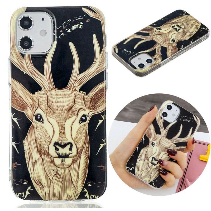 Tok iPhone 12 Mini Fluoreszkáló Majestic Deer