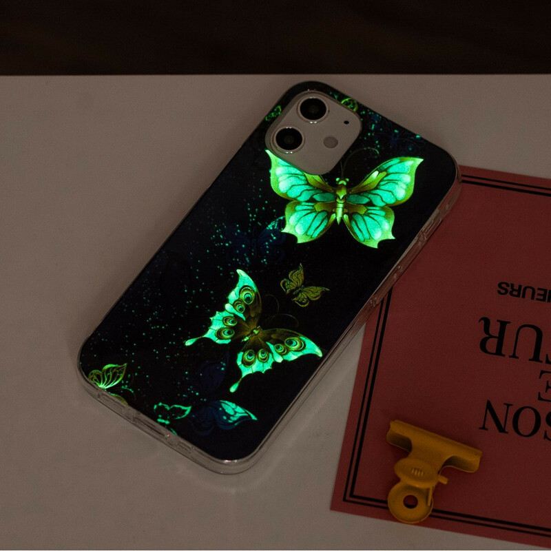 Tok iPhone 12 Mini Fluoreszkáló Pillangók Sorozat