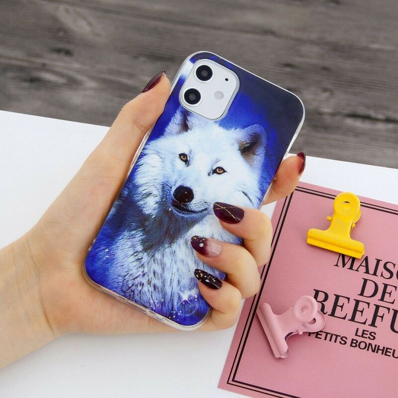 Tok iPhone 12 Mini Fluoreszkáló Wolf Sorozat