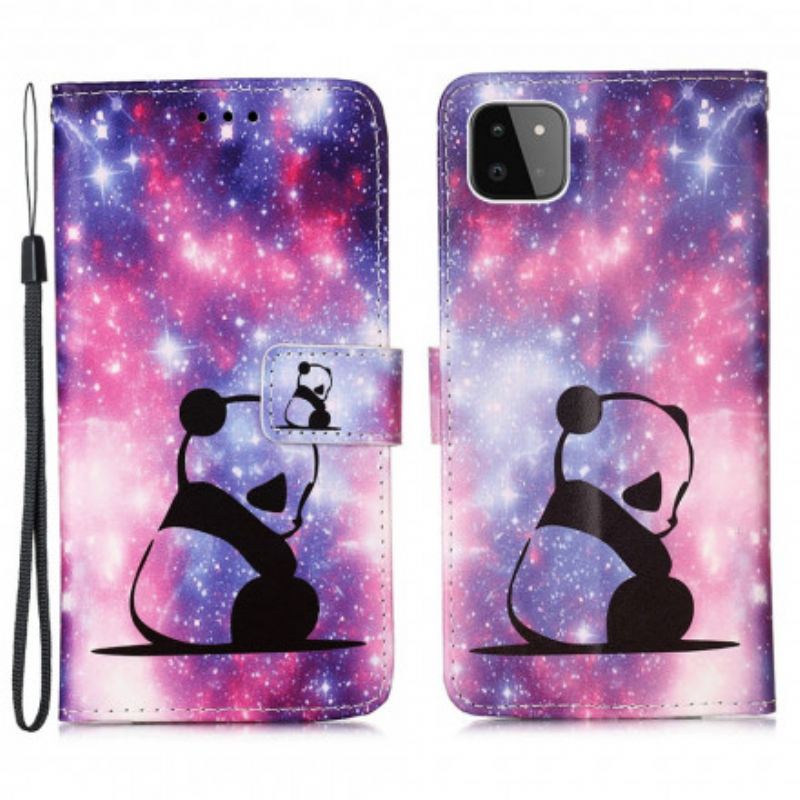 Fliptok Samsung Galaxy A22 5G Panda Galaxy