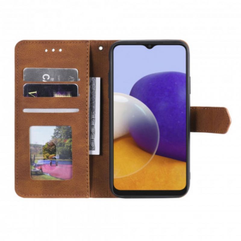 Fliptok Samsung Galaxy A22 5G Skin-touch Varratok