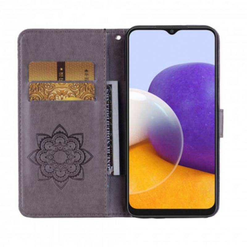 Kinyitható Tokok Samsung Galaxy A22 5G Bagoly Mandala És Varázsa