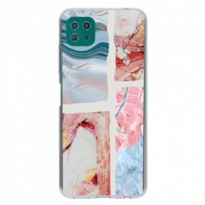 Tok Samsung Galaxy A22 5G Decline Geometric Marble