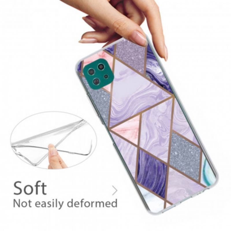 Tok Samsung Galaxy A22 5G Decline Geometric Marble