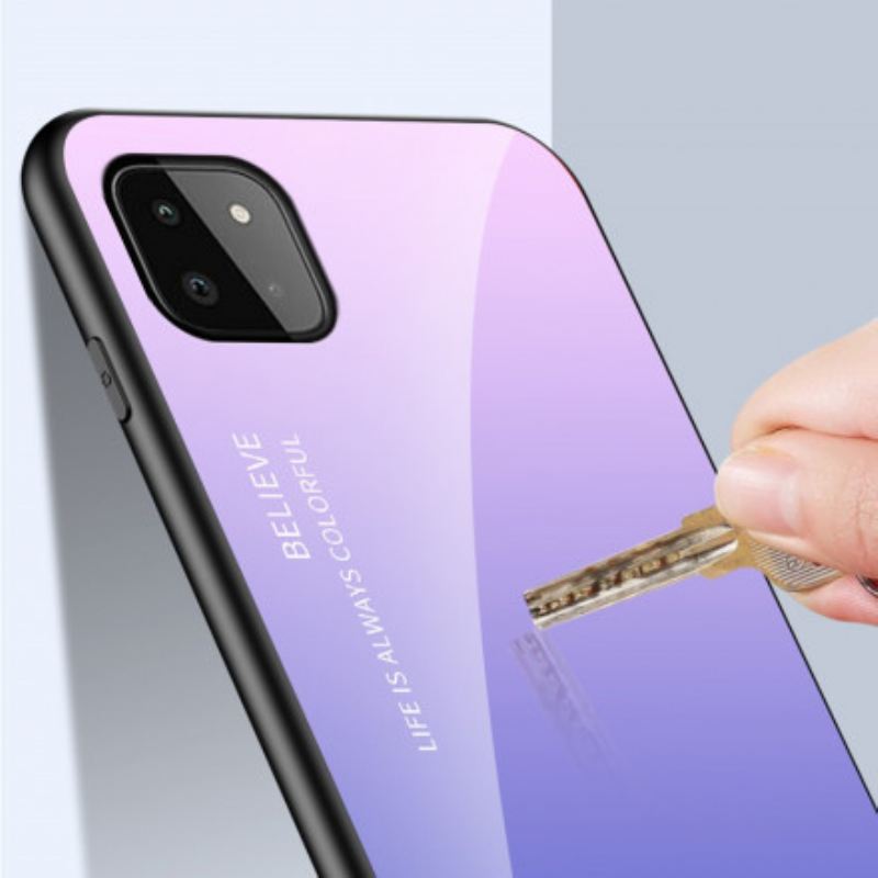 Tok Samsung Galaxy A22 5G Edzett Üveg Hello