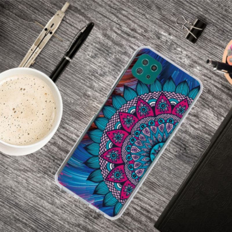 Tok Samsung Galaxy A22 5G Színes Mandala