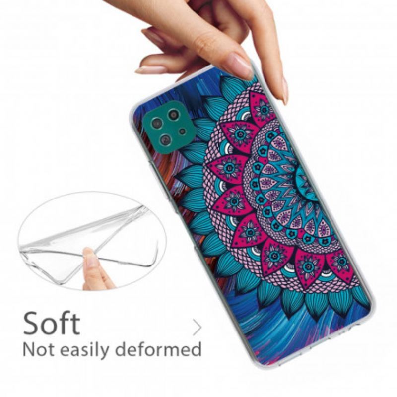 Tok Samsung Galaxy A22 5G Színes Mandala