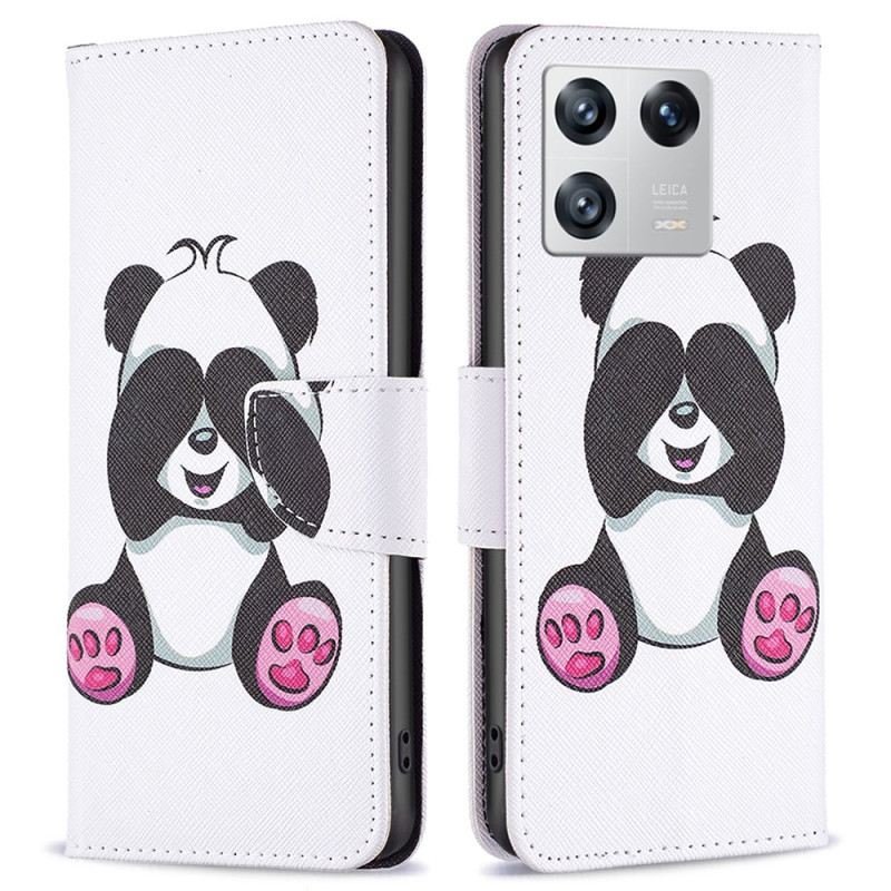 Fliptok / Bőrtok Xiaomi 13 Panda