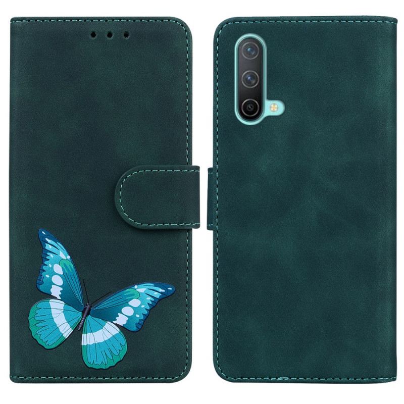 Fliptok / Bőrtok OnePlus Nord CE 5G Skin-touch Butterfly