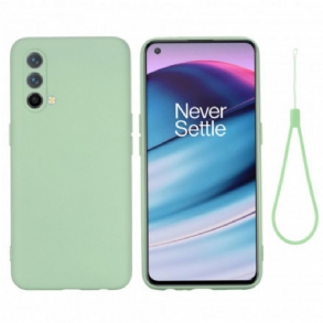 Tok OnePlus Nord CE 5G Folyékony Szilikon Nyakpánttal